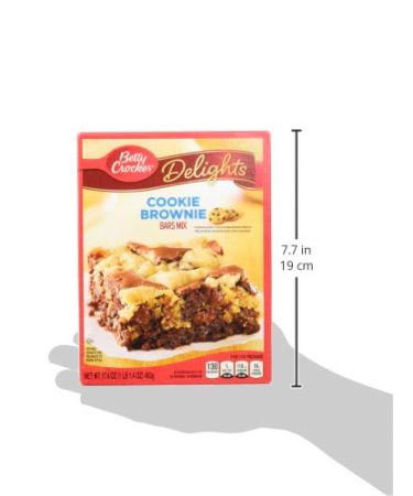 Betty Crocker Delights Cookie Brownie Bar Mix 17.4 oz. - Pack of 8 - Buy Online on GoSupps.com