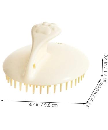 Magiclulu 4-Piece Shampoo Massage Comb Set - Anti-Hair Loss Shower Accessories for Teenage Girls | Scalp Peeling Body Wash Brushes - Buy Online on GoSupps.com