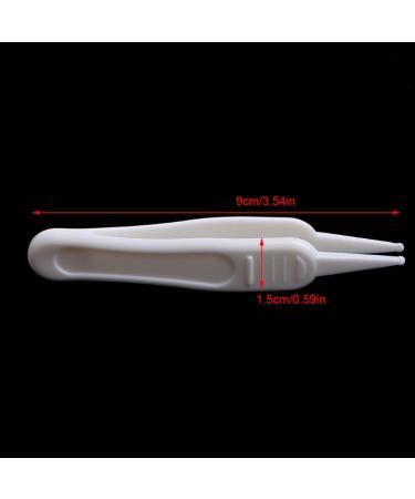 PinnacleT1 Baby Care Tweezers Set - Portable Newborn Safety Nose Ear Navel Cleaning Plastic Forceps (3Pc) - Buy Online on GoSupps.com
