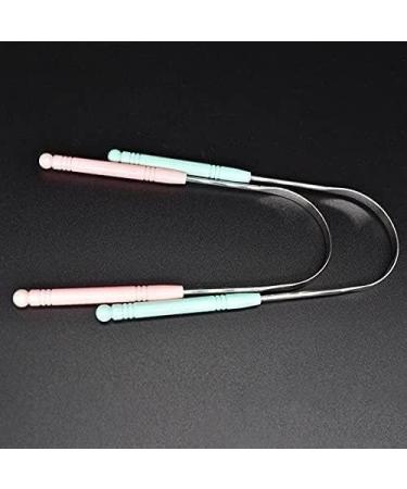 Premium Steel Tongue Cleaner Toothbrush - High Hygiene Tongue Scraping Kit for Fresh Breath - Buy Online on GoSupps.com