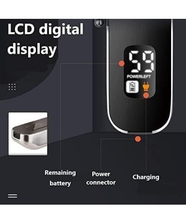 Buy KM1893 Hair Clippers for Men - USB Rechargeable Electric Hair Trimmer with Digital Display | Best Barber Shop Hair Cutting Tools - Buy Online on GoSupps.com