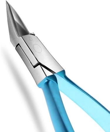 Portable Blue Beveled Tip Nail Clippers With Sharp Cutting Edge For Ingrown Nails/hard Nails/gray Nails Practical tool - Buy Online on GoSupps.com