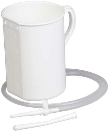 Behrend Irrigator Set - Colon Irrigation & Cleansing - 2L Graduated PP - White | International Shipping Available - Buy Online on GoSupps.com