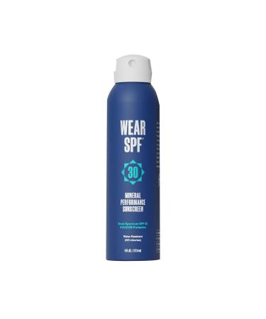 Mineral Performance Sunscreen Spray by Justin Thomas SPF 30 Easy-To-Apply Continuous Sport Spray Water and Sweat Resistant 6 fl oz (1)