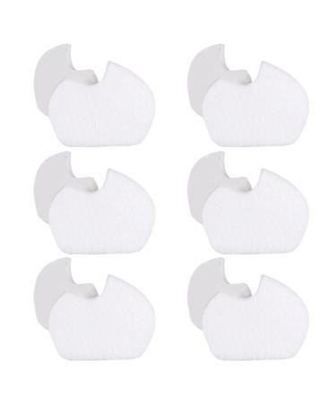 Adhesive Metatarsal Foot Pads 6 Pairs Breathable Protective Felt Callus Pads Forefoot Inserts High Heels