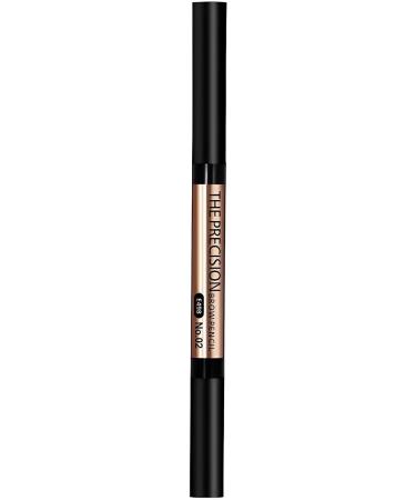 Eyebrow Liner Pencil - Double-Ended Ultra-fine Eyebrow Pencil | PAuto-Rotating Eyebrow Pencil Waterproof Eyebrow Makeup Pencil Liner for Lasting Eyebrow Makeup Light Brown - Buy Online on GoSupps.com