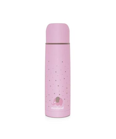 Miniland Insulated Bottle 500ml for Baby Food - Pink - Ideal for International Shipping - Buy Online on GoSupps.com