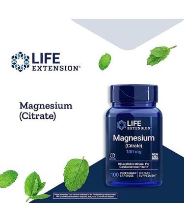Magnesium Citrate 160mg 100 Capsules - Natural Muscle Relaxation and Energy Support - Buy Online on GoSupps.com