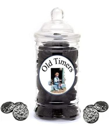 Pontefract Cakes in Reusable Retro Victorian Style 500 millilitre Plastic Jar 350 grams