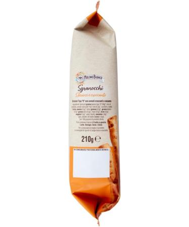 Mulino Bianco Sgranocchi Grissini with 8 Cereals and Sesame with Sustainable Flour 210 g + gourmet Italian pulp 400 g - Buy Online on GoSupps.com