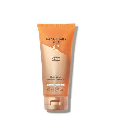 Sanctuary Spa Exfoliating Body Scrub No Mineral Oil Cruelty Free and Vegan Body Exfoliator 200 ml Signature - Buy Online on GoSupps.com
