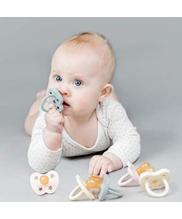 Natural Rubber Pacifier Round Newborn 0+ Months - Powder Pink | 1 Count - Buy Online on GoSupps.com