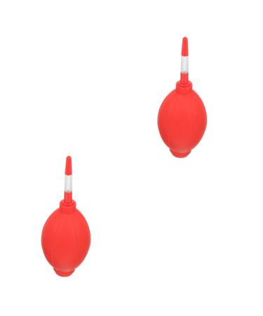 FRCOLOR 2pcs Ear Picking Tool Set Ear Suction Ball Ear Clean Bulb Ear Irrigation Bulb Squeeze Bulb for Ear Clean Suction Sucker Ear Ball Ear Squeeze Bulbs Cleaning Tools
