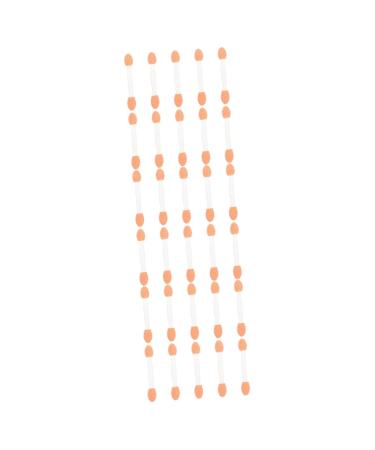 Hemoton 300 Pcs Double Ended Eyeshadow Brush Cosmetic Applicator Eyeshadow Stick Sponge Brush Tipped Oval Makeup Tool Cosmetic Tool Dual-side Latex Sponge Makeup Brush