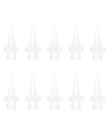 Ear Washer Tips 20pcs Remover Tubes Wash for of Portable Easy Replacement Tips- System with Removal Irrigation- Washer Tips Elephant& Accessories Removal Bottle Transparent