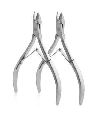XINMEIWEN 8Pieces Cuticle Trimmer Cuticle Nipper Cuticle Remover Cuticle Cutter Stainless Steel Cuticle Cutter Clipper Nail Tools for Fingernails and Toenails (Silver) - Buy Online on GoSupps.com