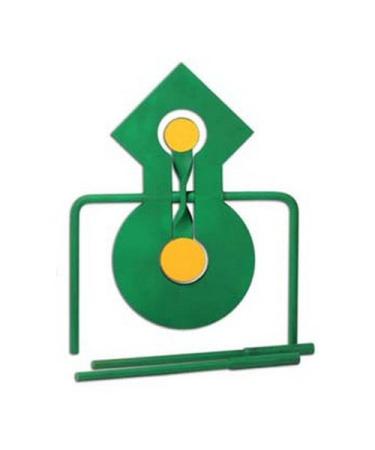 Champion Range and Target Double Reaction Metal Spinner Target, Green (44880)