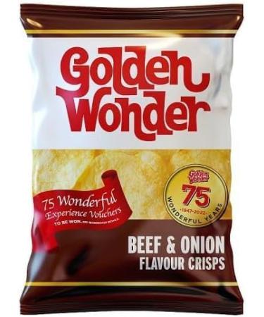 Golden Wonder Variety Crisps | 2x Cheese & Onion Beef & Onion And Chip Shop Curry (Pack Of 3) By KHUDADAD - Buy Online on GoSupps.com