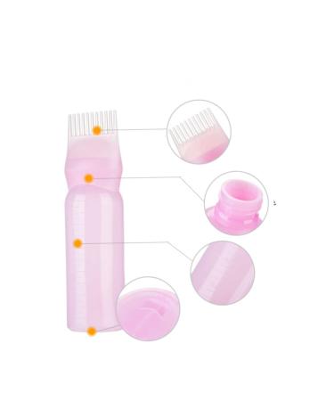 Root Comb Applicator Bottle Set - 3pcs Hair Care Dye Bottles with Graduated Scale | Scalp Essential Tool - Buy Online on GoSupps.com