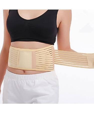 Purple Bubble Lumbar Belt Self-Heating Back Brace for Men & Women - Breathable Back Support Belt with 20 Magnets Relieves Sciatica Herniated Disc Scoliosis Sprains RSI Pain L (Waist: 34" - 40") Beige