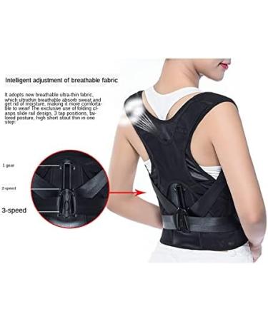 Posture Correction Belt for Adults - Adjustable Nylon Shoulder & Waist Support - L Code D - Buy Online on GoSupps.com