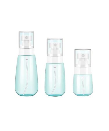 Spray Bottle Moisturizing Suitable for Perfume Portable Travel Refillable Cosmetic(3pcs Blue)