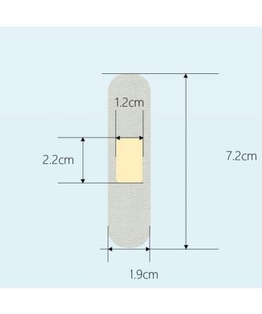 EXCEART Waterproof Circle Mini Patch Bandages - Breathable Round Stickers for Outdoor Use | International Shipping Available - Buy Online on GoSupps.com
