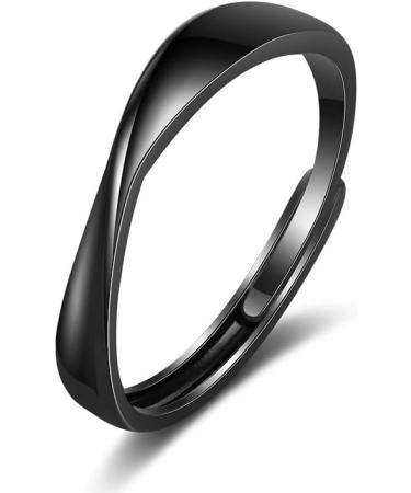 Twisted Adjustable Couple Rings for Him and Her - Perfect Promise, Birthday, Christmas Gifts for Best Friend - Buy Online on GoSupps.com