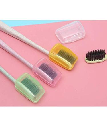 10 Pieces LASSUM Toothbrush Head Cover Caps for Travel & Outdoor Activities - Buy Online on GoSupps.com