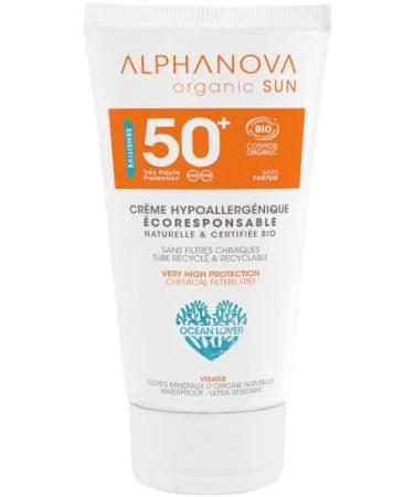 Alphanova Sun Adults Hypoallergenic Sunscreen SPF50-50 g Pack of 2 - Buy Online on GoSupps.com