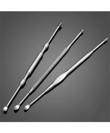 Portable Ear Cleaner Stainless Steel Ear Spoon Set Stainless Steel Ear Wax Remover Reusable Stainless Steel Ear Wax Remover Set Ear Wax Easily Removed Ideal for Personal and Home Use - Buy Online on GoSupps.com