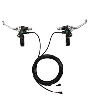 E-Bike Brake Levers, Aluminium Alloy Waterproof Electric Bike Brake Handle Grip Brake Accessory