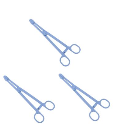 DOITOOL 3 Pcs Cleaning Supplies Pet Stools Grabber Lizards Stool Clamp Animal Stool Cotton Ball Pliers Crawl Size 1x3pcs As Shownx3pcs