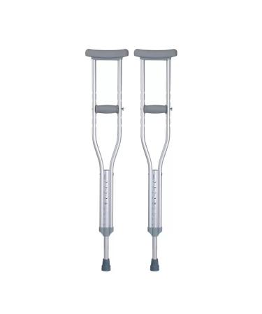 Crutches Crutches Underarm Crutches Double Crutches Non-Slip Cane for The Elderly Lightweight Fracture Cane Young (Size : 132-152cm) Smooth Sailing