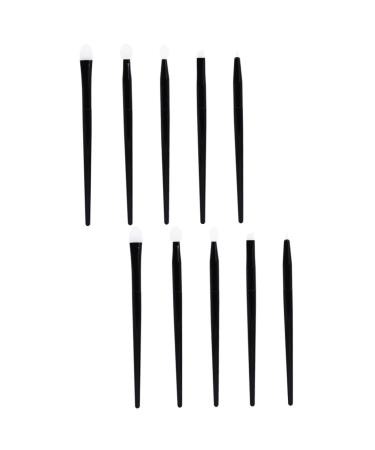 FRCOLOR 2 Sets Silicone Makeup Brush Travel Makeup Eyeshadow Lip Makeup Brush Eyeshadow Blending Brush Lip Gloss Applicator Eyeshadow Silicone Brush Eyebrow Brush Handle Brush Miss Major