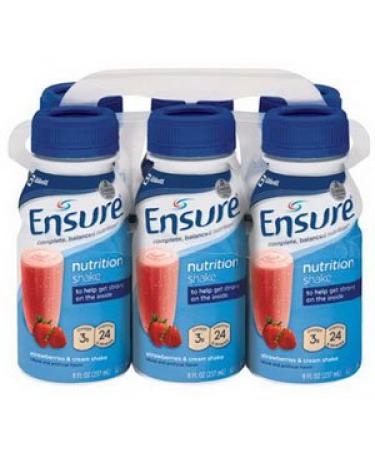 Abbott Nutrition 5257234 Ensure Strawberries & Cream Shake Retail 8Oz. Btl Abbott Nutrition - Each 1