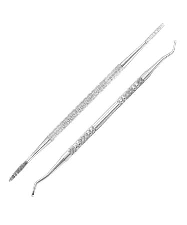 XIKSJW 2 Piece Multifunctional Ingrown Toenails Set Professional Nail Care Ingrown Toenails File & Lifter Kit Corner Lifter Foot Care Tools for Ingrown Toenails Treatment