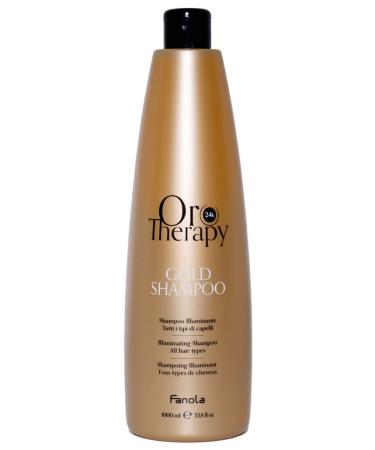 Fanola Orotherapy Shampoo Illuminante Per Tutti I Tipi Di Capelli 1000 ml Oz made in Italy italian import