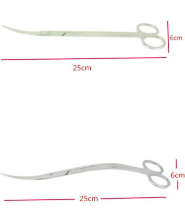 PopetPop 3-in-1 Onion Cutter & Stainless Steel Aquatic Plant Scissors - Rustproof Long Handle Fabric & Civil Scissors for Perfect Precision - Buy Online on GoSupps.com