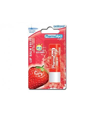 Pharmadoct - STRAWBERRY Lipstick with plant extracts 1pc - 5.7ml  - Buy Online on GoSupps.com