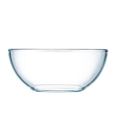 Salad Bowls Mixing Bowls Transparent Fruit Salad Bowl Vegetable Dessert Bowl Home Kitchen Tempered Glass Bowl Fruit Ramen Bowl Salad Bowl Pasta Bowls(Medium) (A2pc Small)