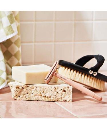 Kitsch Perfect Glide Safety Razor - Metal Handle with 5 Supply Blades | Reusable Single Blade Razor for Women - Buy Online on GoSupps.com