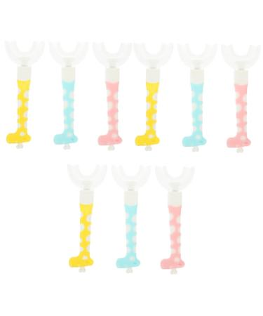 Beaupretty 9 StK children's toothbrush children and toothbrush cartoon children toothbrush toothbrushes for children toothbrush mouth cleaning tools for children manual children's and toothbrushes