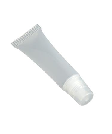 ZJchao 20pcs Refillable Lip Gloss Tubes with 12ml Capacity for DIY Makeup and Storing Lip Balm Butter and Other Cosmetics in Portable Containers