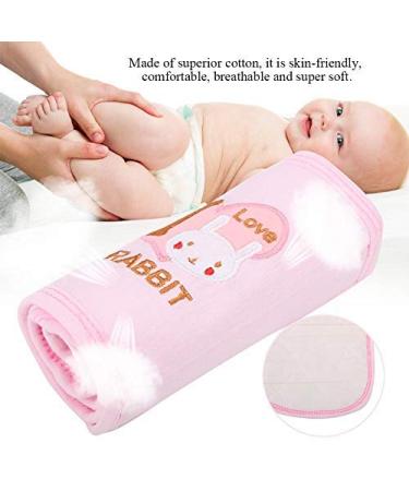 Soft Thickened Cotton Baby Belly Button Band - Comfortable Newborn Waist Support in Pink - Buy Online on GoSupps.com
