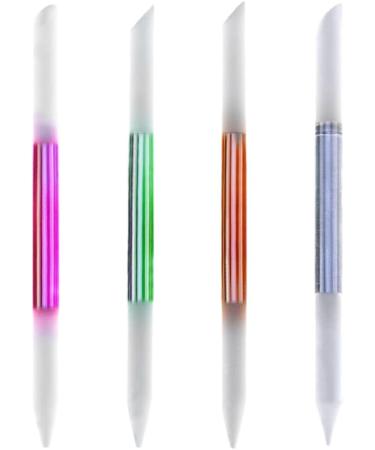 Glass Cuticle Pusher Professional Manicure Stick Nail Cuticle Remover Tools Rosy Transparent nail scraper111 - Buy Online on GoSupps.com