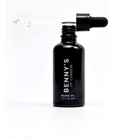 BENNY'S Beard Oil - Natural & Organic, UK Made for Soft & Healthy Beards - Buy Online on GoSupps.com