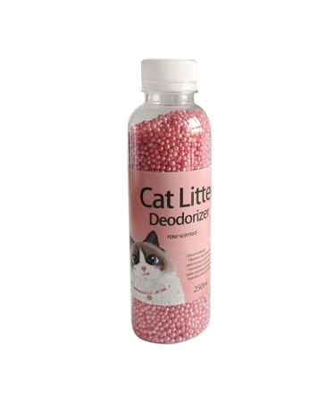 Morningmo Litter Box Odor Beads Cat Litter Deodorizer Refresh Active Carbon Natural-Extract Deodorant For Home 8 Ounces Cat Litter Deodorant