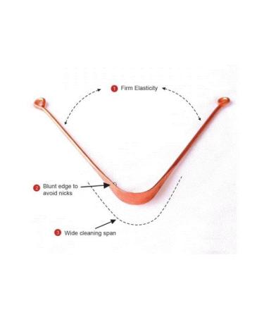 Premium Copper Tongue Scraper Set of 6 for Bad Breath - Easy-to-Use Metal Tongue Cleaners for Adults | Oral Care & Hygiene Solutions - Buy Online on GoSupps.com
