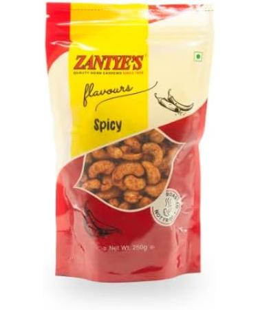 Zantye's Original Goan Cashews 3 Flavours box Spicy/ChillyGarlic/Pepper Flavour - Buy Online on GoSupps.com